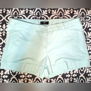 14 Mossimo Baby Blue Stretch Shorts